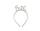 TIARA METALICA BRIDE PLATEADA "A"