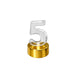 VELA LED NUMERO 5 "A"