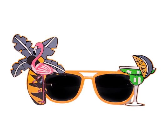 GAFAS HAWAIANAS NARANJAS