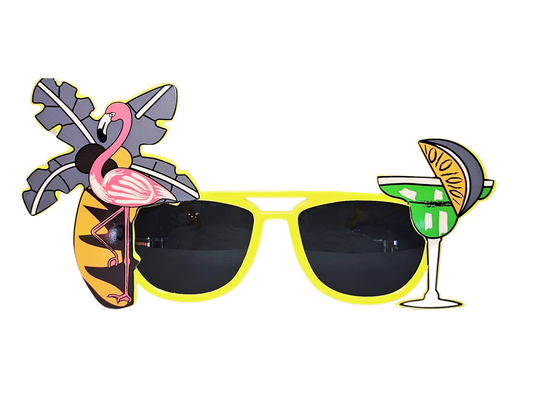 GAFAS HAWAIANAS AMARILLAS