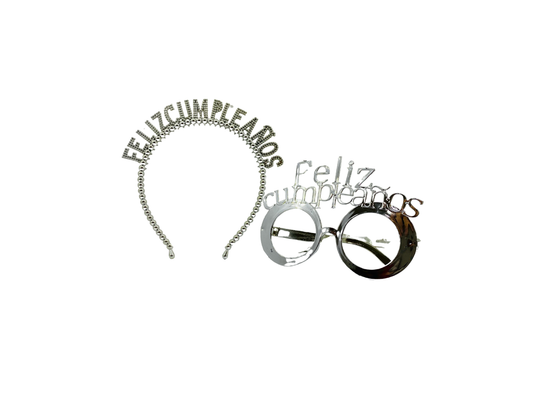 GAFAS Y DIADEMA FC PLATEADO "A"