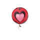 GLOBO BURBUJA 20" ESTAMPADO CORAZON "A"