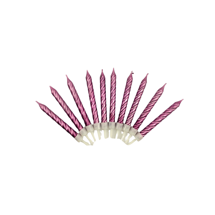 VELA TORNILLO ROSADA X10 "C1"