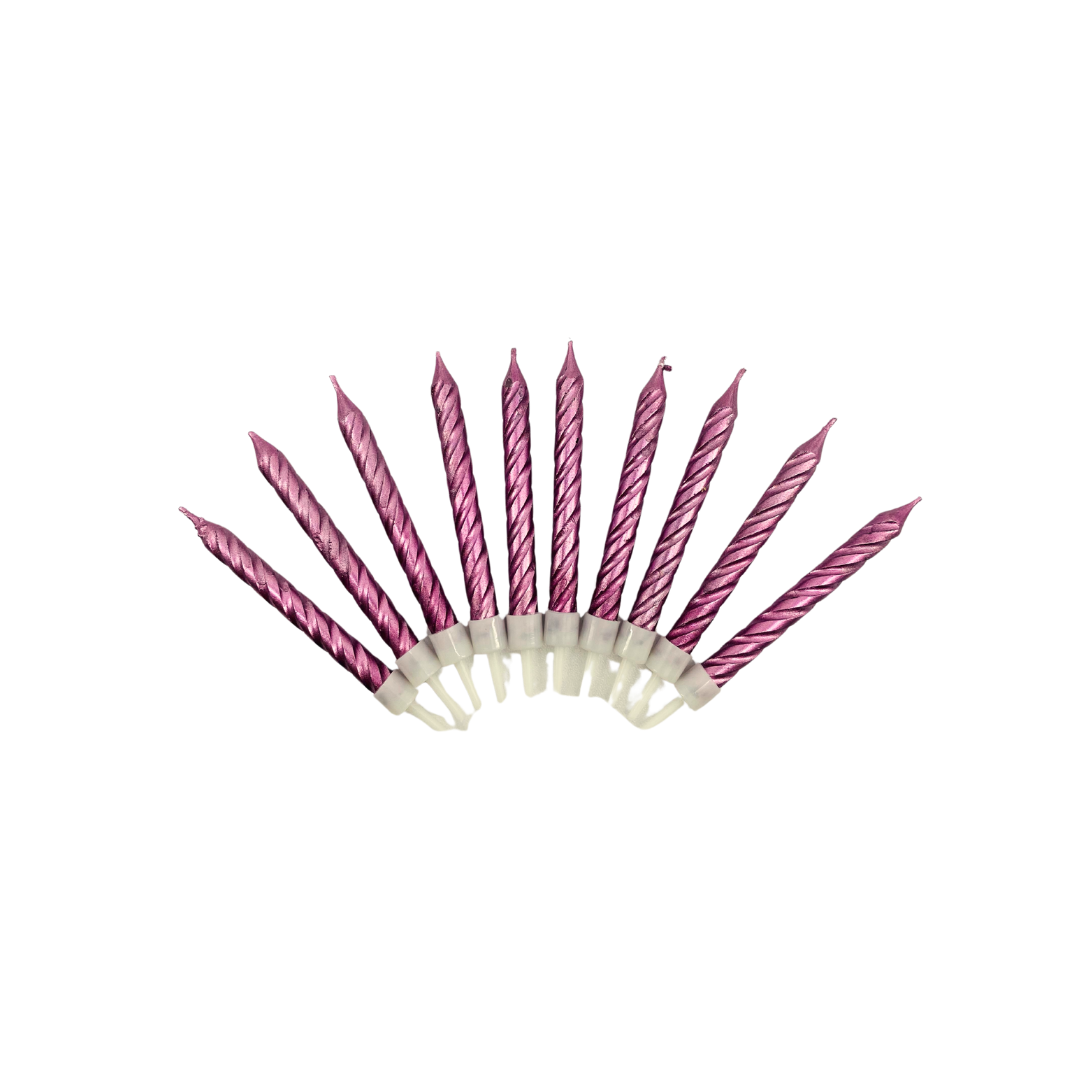 VELA TORNILLO ROSADA X10 "C1"