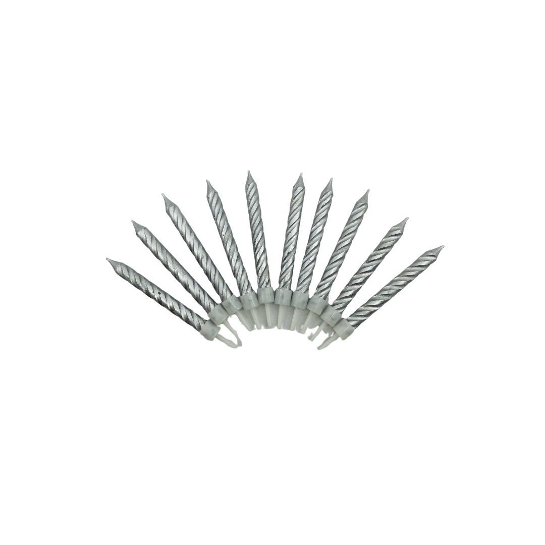 VELA TORNILLO PLATEADA X10 "C1"