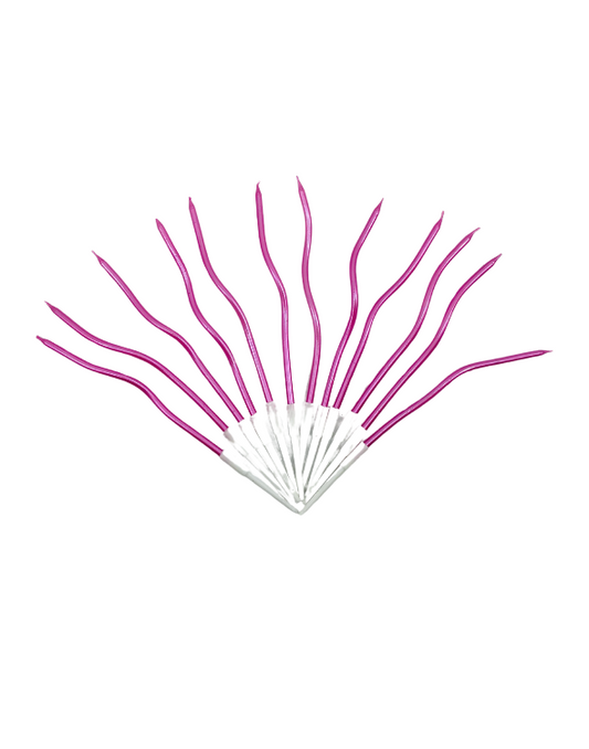 VELA ESPIRAL X12 FUCSIA