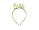 TIARA METALICA BRIDE DORADA "A"