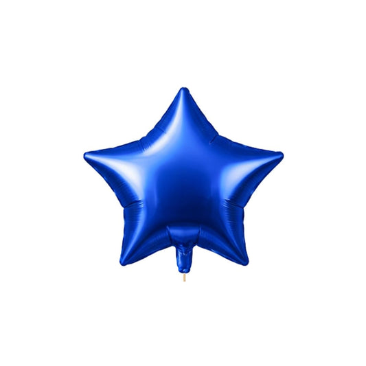 GLOBO DE ESTRELLA MEDIANA AZUL REY - 18"