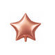 GLOBO DE ESTRELLA MEDIANA ORO ROSA - 18"