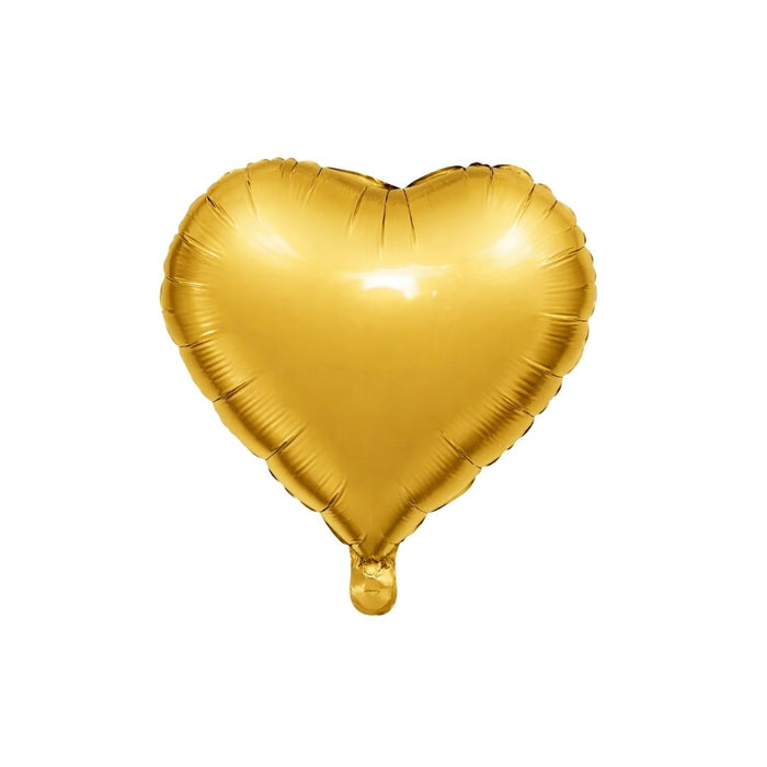 GLOBO DE CORAZON MEDIANO BLANCO - 18"