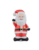 GLOBO GIGANTE DE PAPA NOEL CINTURON NEGRO