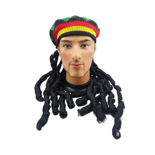 PELUCA RASTA CON AFRO JAMAIQUINO