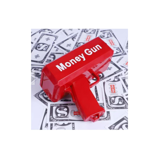 PISTOLA DE BILLETES DE DOLARES