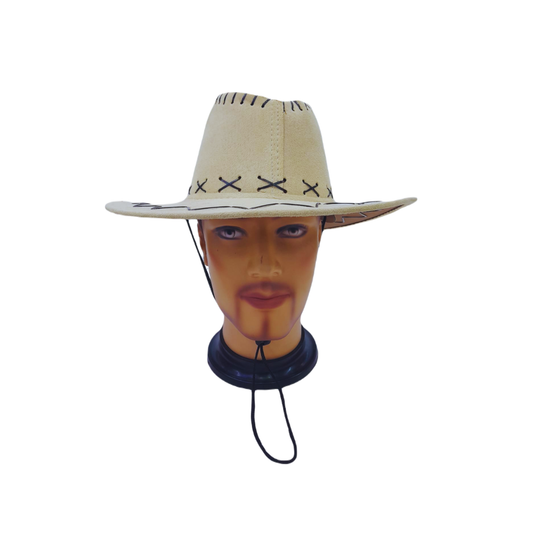 SOMBRERO VAQUERO DEL OESTE CREMA