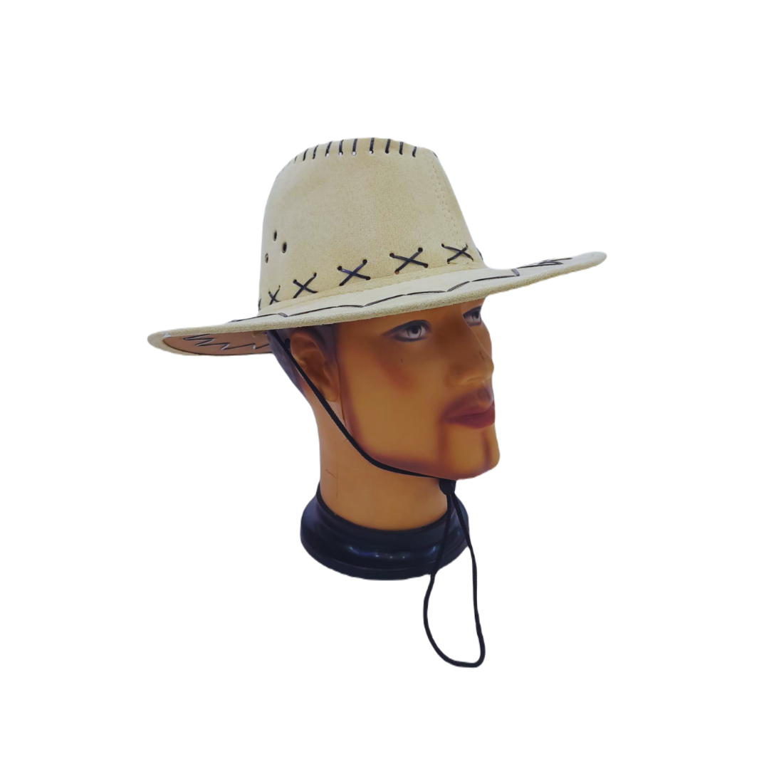 SOMBRERO VAQUERO DEL OESTE CREMA