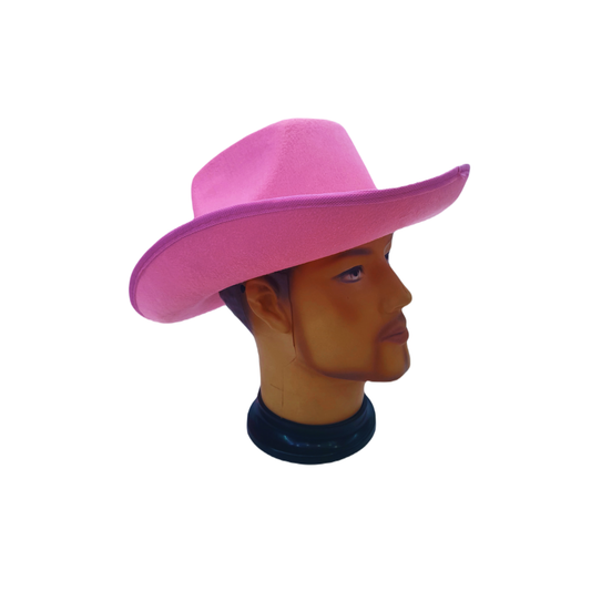 SOMBRERO VAQUERO ROSADO
