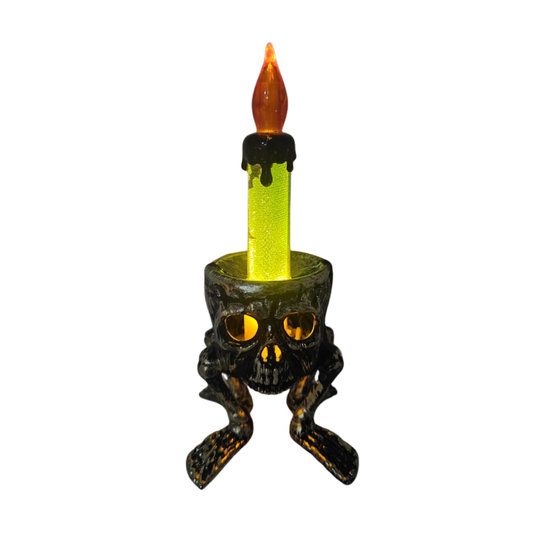 VELA LED CALAVERA DE CUATRO PATAS