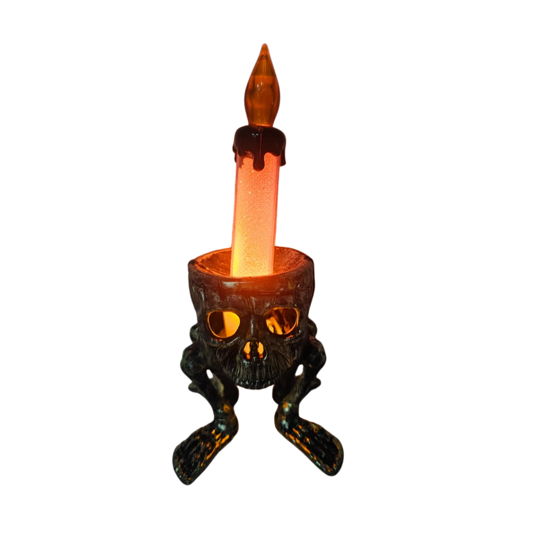 VELA LED CALAVERA DE CUATRO PATAS